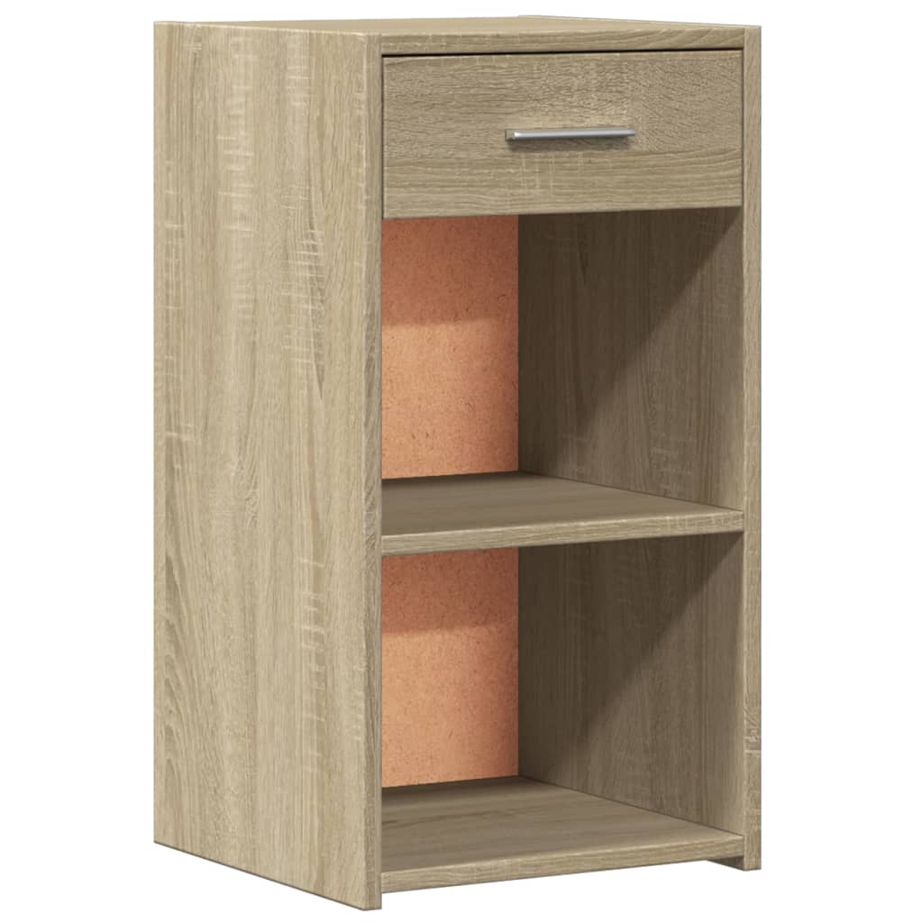 vidaXL Bedside Cabinet Sonoma Oak 35x34x65 cm Engineered Wood