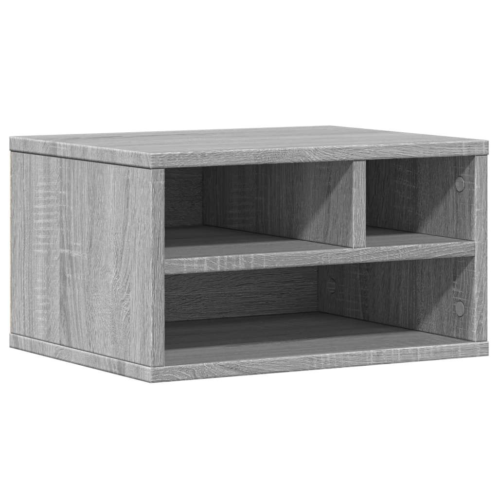 Printer Stand Grey Sonoma 40x32x22,5 cm Engineered Wood