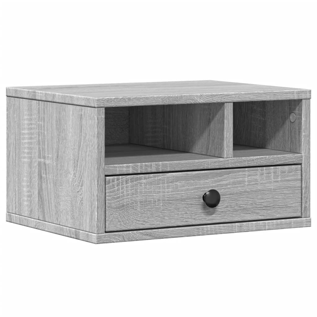 Printer Stand Grey Sonoma 40x32x22,5 cm Engineered Wood