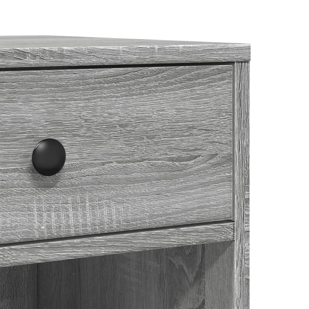 Printer Stand with Wheels Grey Sonoma 60x40x68,5 cm