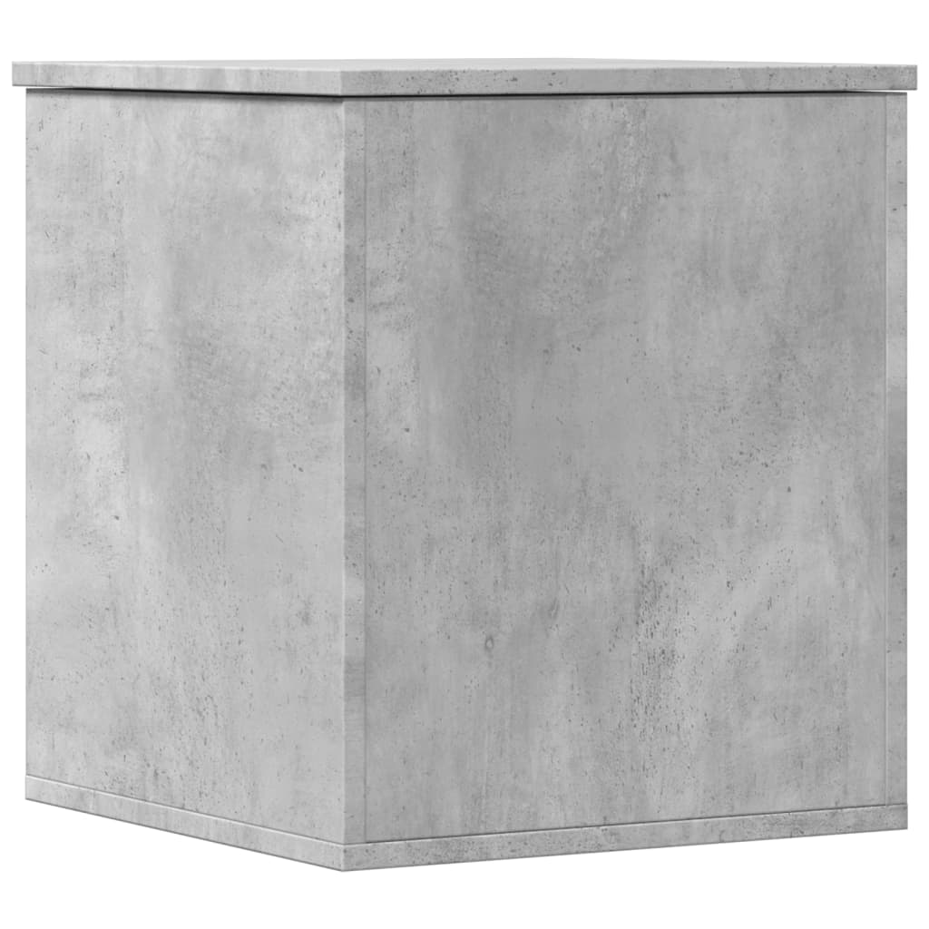 vidaXL Storage Box Concrete Grey 40x42x46 cm Engineered Wood