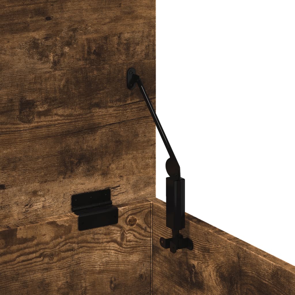Storage Box Smoked Oak 60x42x46 cm Engineered Wood