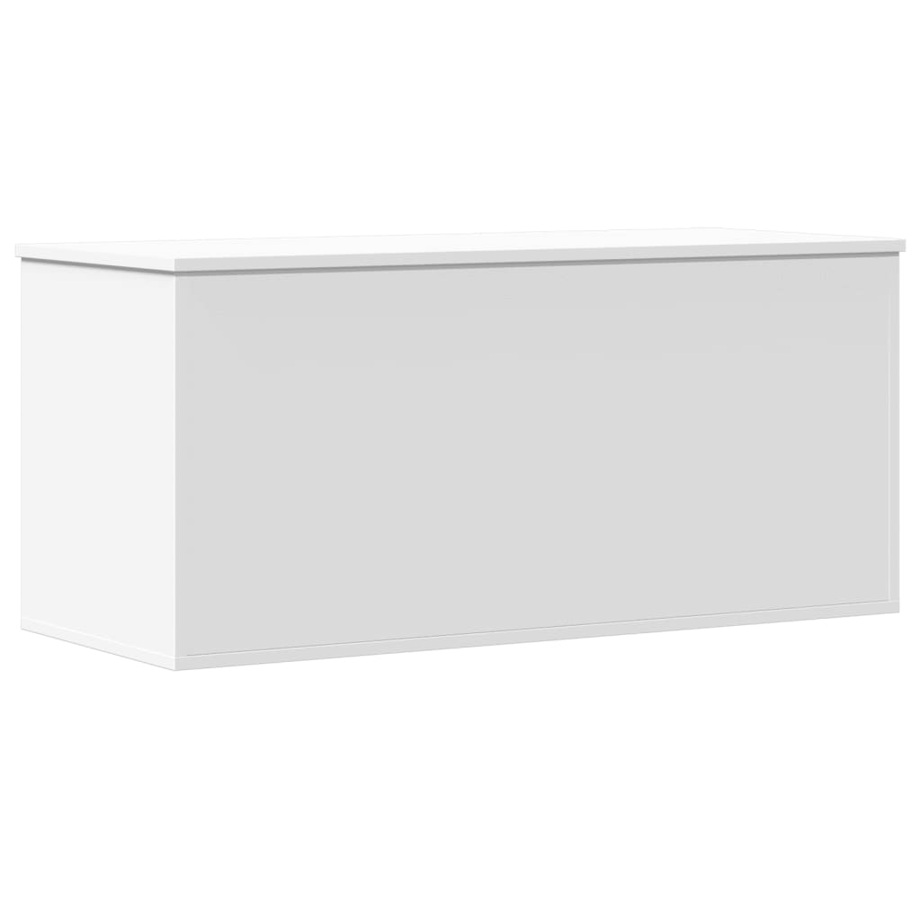 vidaXL Storage Box White 100x42x46 cm Engineered Wood