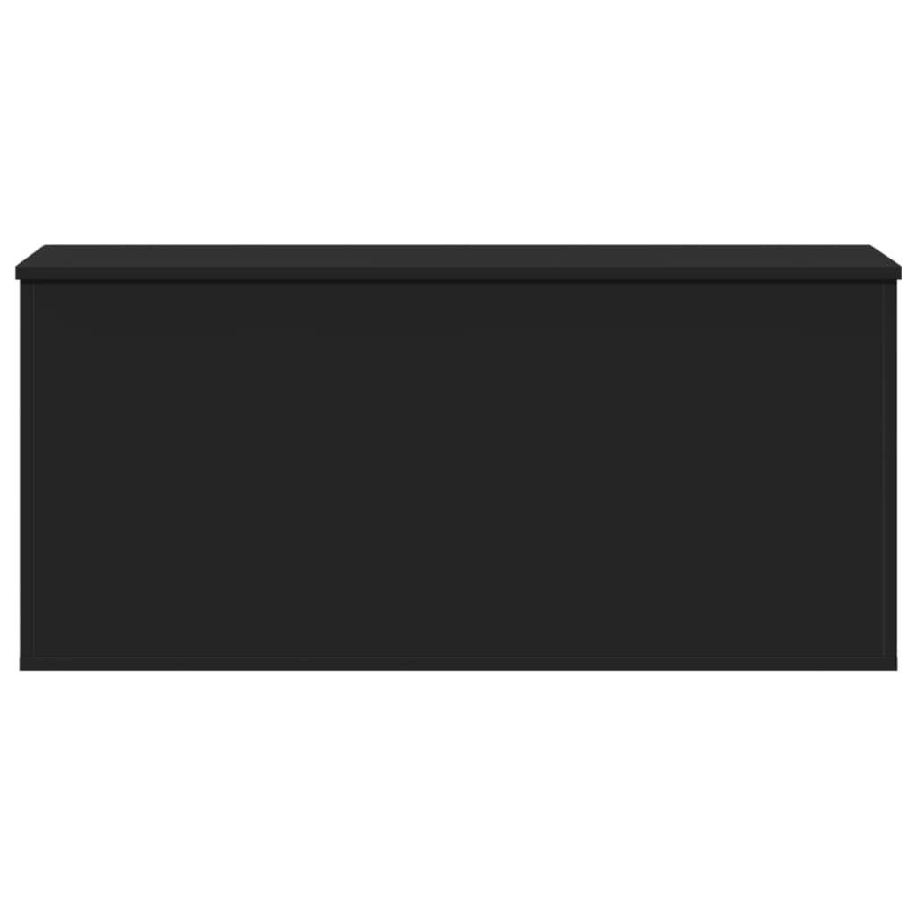 vidaXL Storage Box Black 100x42x46 cm Engineered Wood