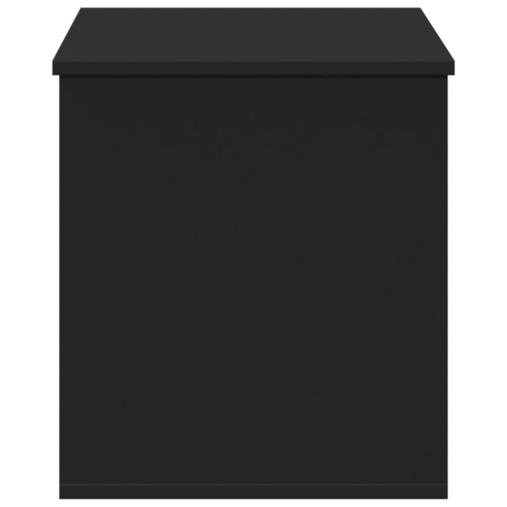 vidaXL Storage Box Black 100x42x46 cm Engineered Wood