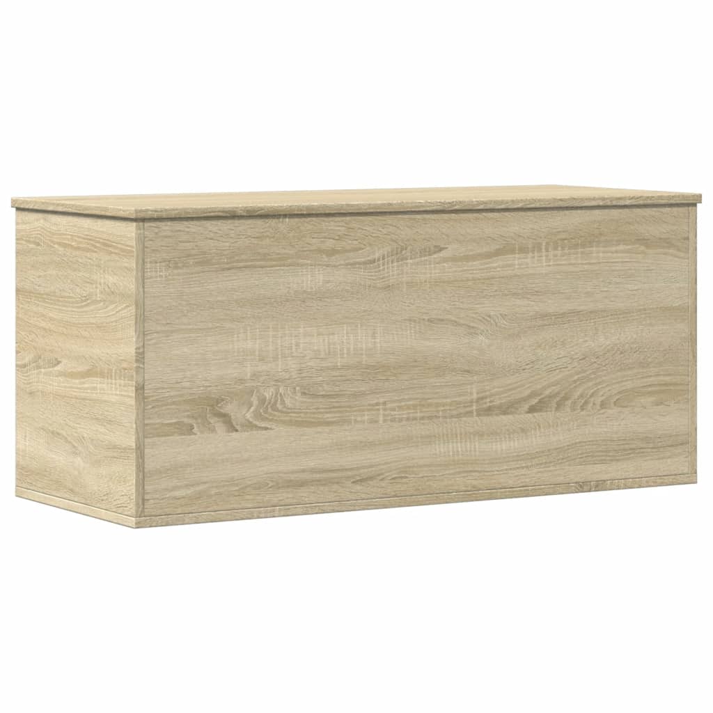 vidaXL Storage Box Sonoma Oak 100x42x46 cm Engineered Wood