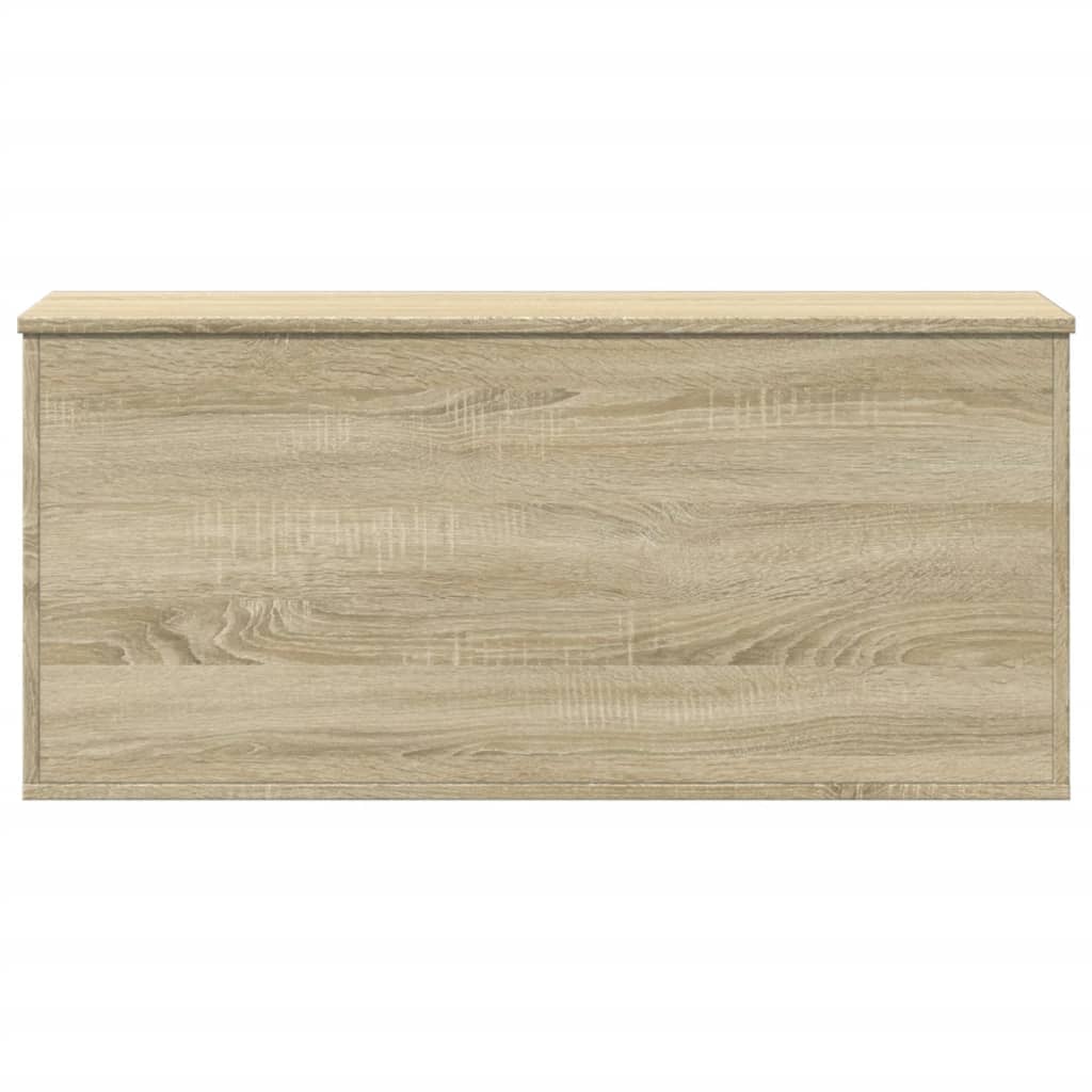 vidaXL Storage Box Sonoma Oak 100x42x46 cm Engineered Wood