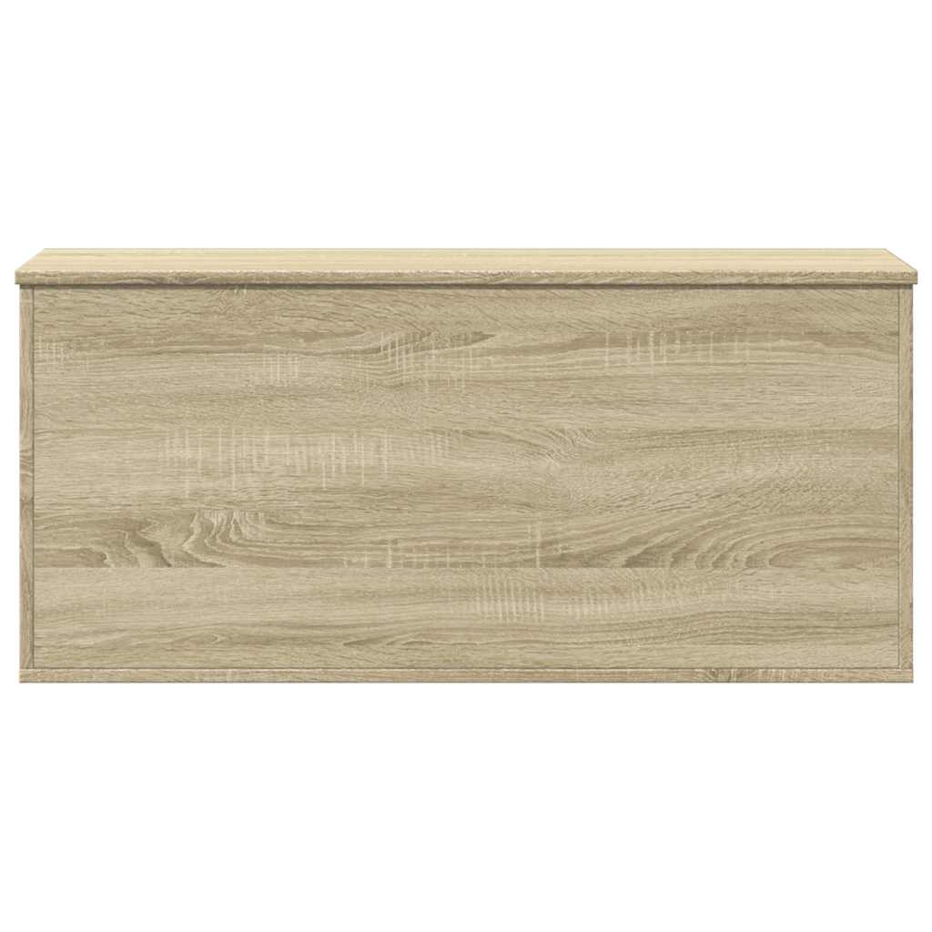 Storage Box Sonoma Oak 100x42x46 cm Engineered Wood