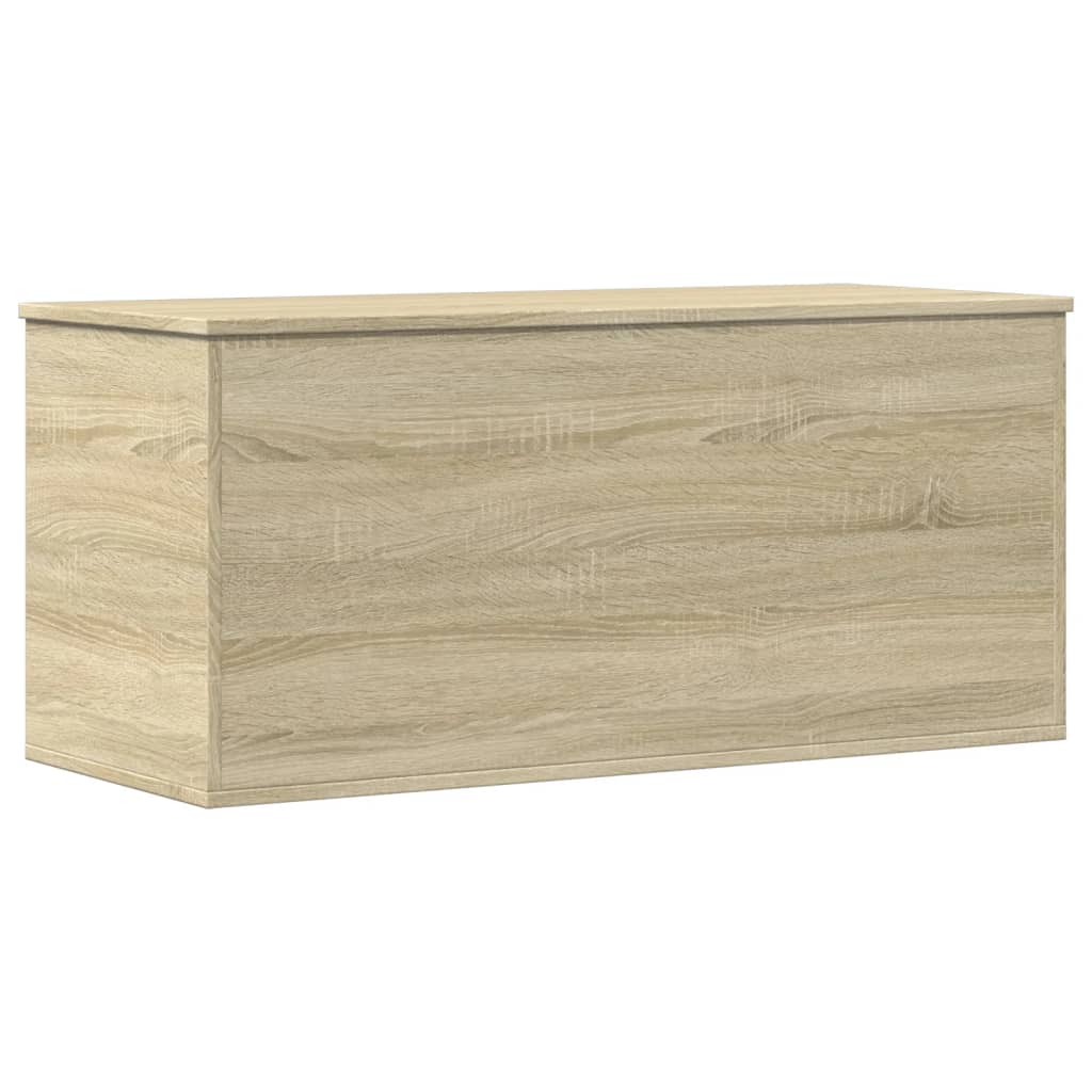 vidaXL Storage Box Sonoma Oak 100x42x46 cm Engineered Wood