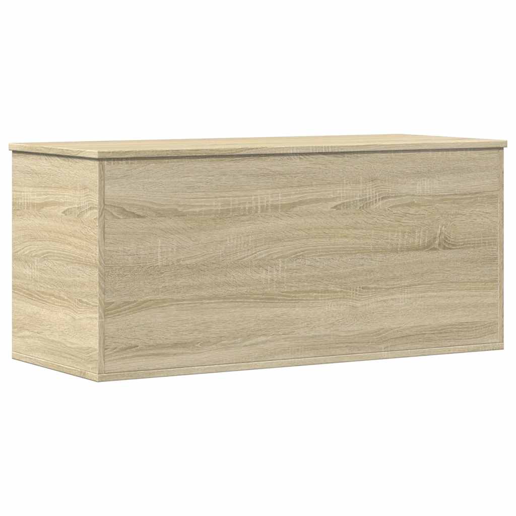 Storage Box Sonoma Oak 100x42x46 cm Engineered Wood