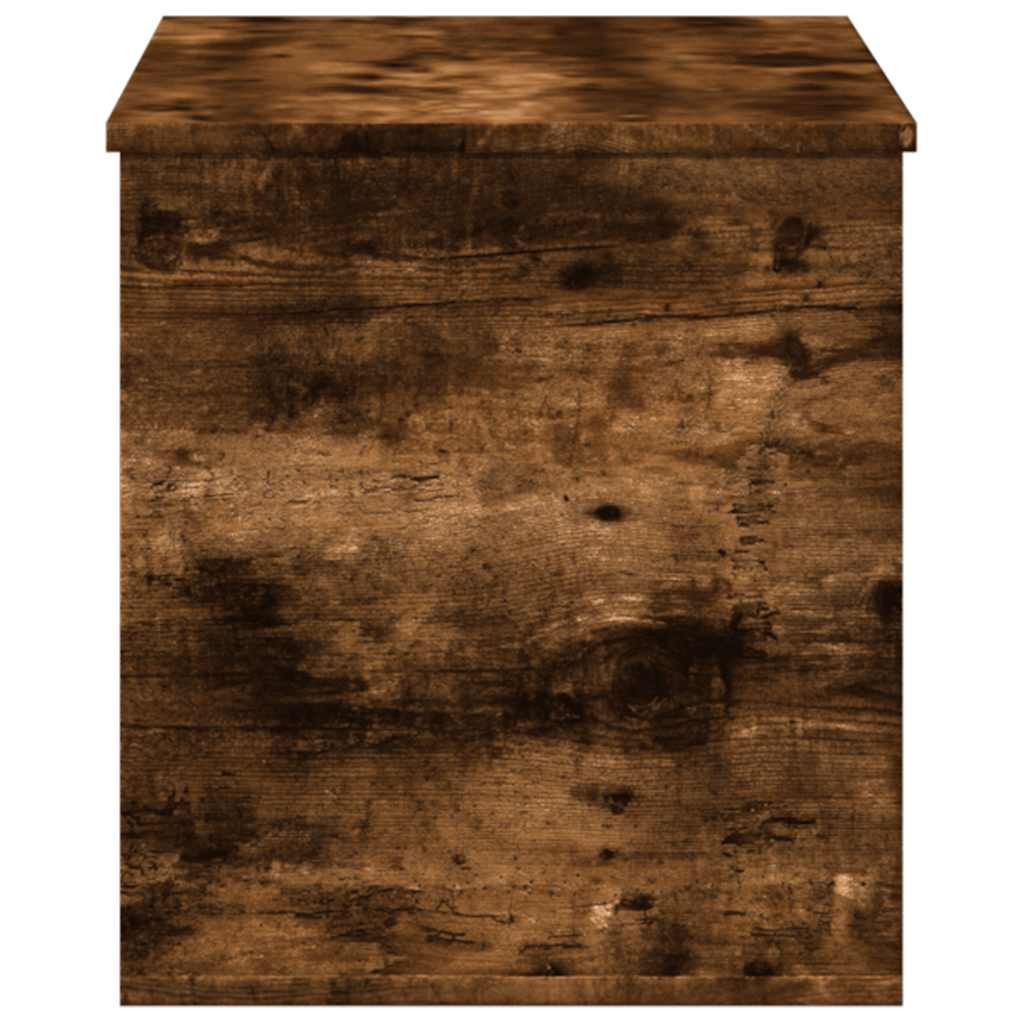 Storage Box Smoked Oak 100x42x46 cm Engineered Wood
