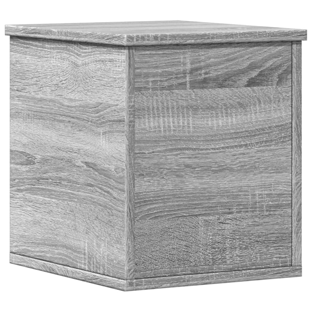 vidaXL Storage Box Grey Sonoma 30x35x35 cm Engineered Wood