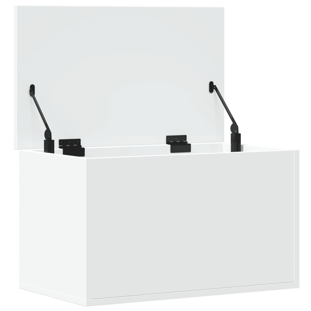 vidaXL Storage Box White 60x35x35 cm Engineered Wood