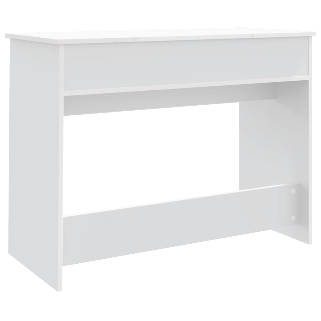 vidaXL Dressing Table with Mirror White 100x45x76 cm