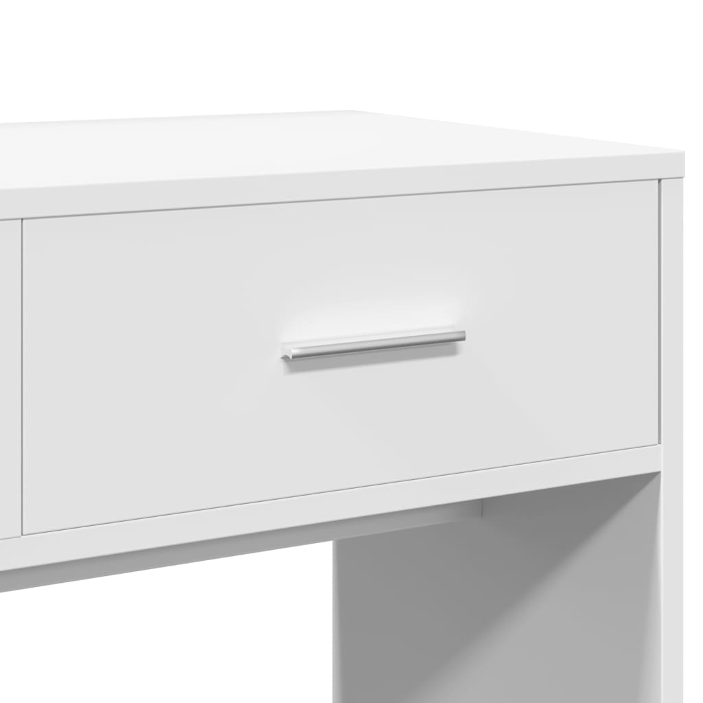 vidaXL Dressing Table with Mirror White 80x39x80 cm