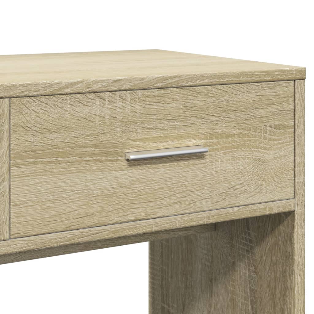 vidaXL Dressing Table with Mirror Sonoma Oak 80x39x80 cm