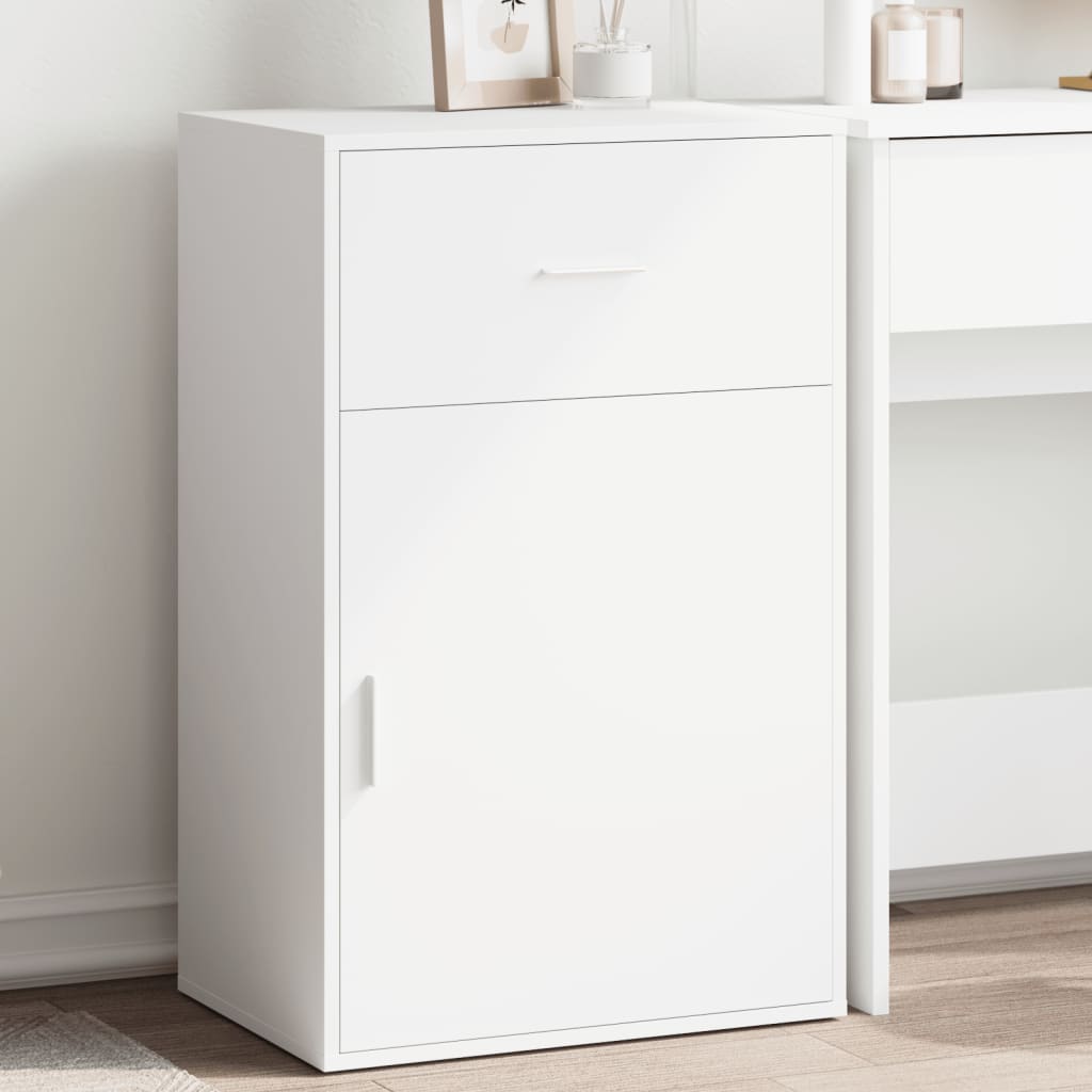 vidaXL Storage Cabinet White 56.5x39x90 cm Engineered Wood