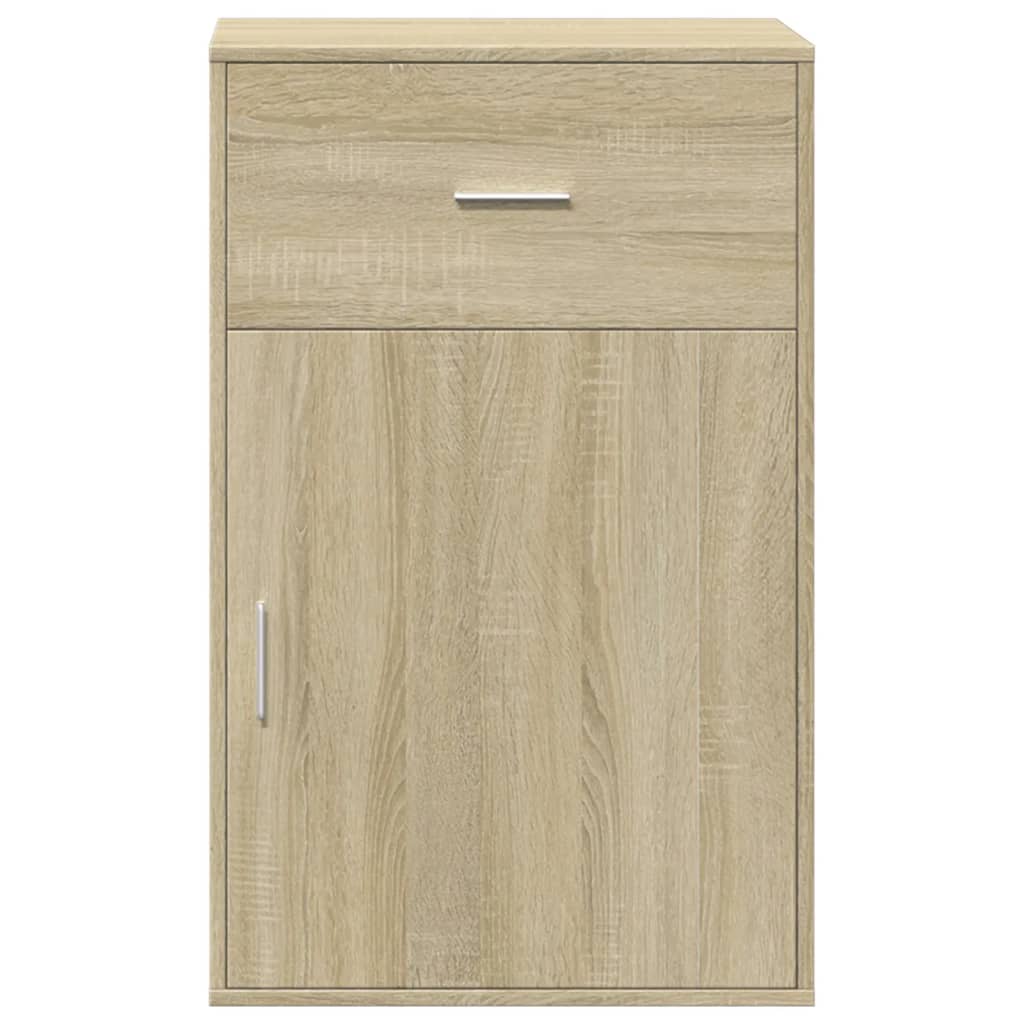 vidaXL Storage Cabinet Sonoma Oak 56.5x39x90 cm Engineered Wood