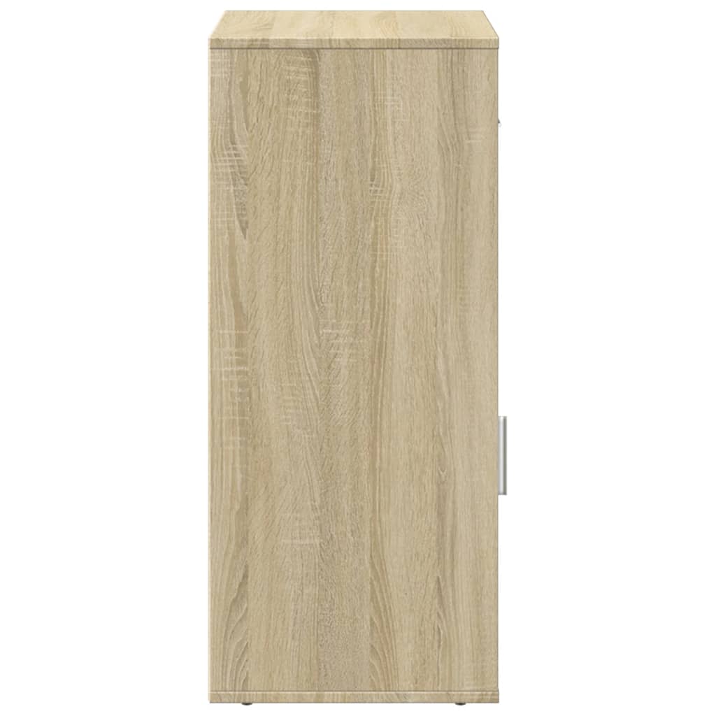 vidaXL Storage Cabinet Sonoma Oak 56.5x39x90 cm Engineered Wood