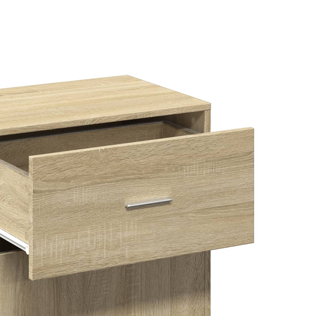 vidaXL Storage Cabinet Sonoma Oak 56.5x39x90 cm Engineered Wood