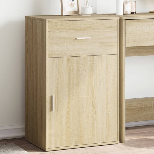 vidaXL Storage Cabinet Sonoma Oak 56.5x39x90 cm Engineered Wood