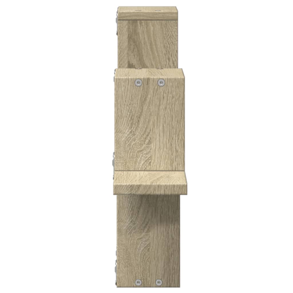 vidaXL Wall Shelf Sonoma Oak 104.5x10x43 cm Engineered Wood