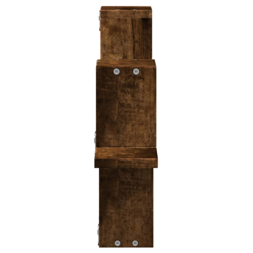 Wall Shelf Smoked Oak 104.5x10x43 cm Engineered Wood