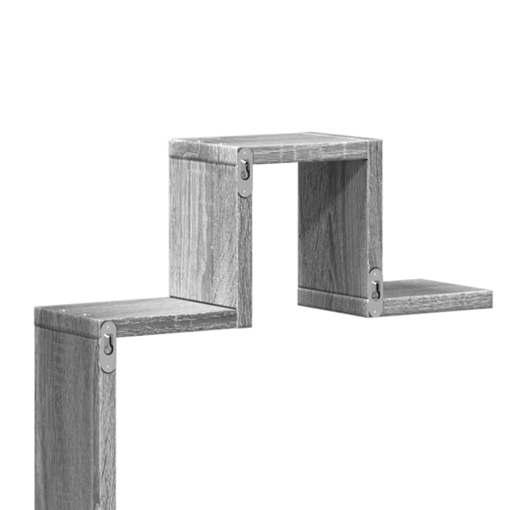 Wall Shelf Grey Sonoma 104.5x10x43 cm Engineered Wood