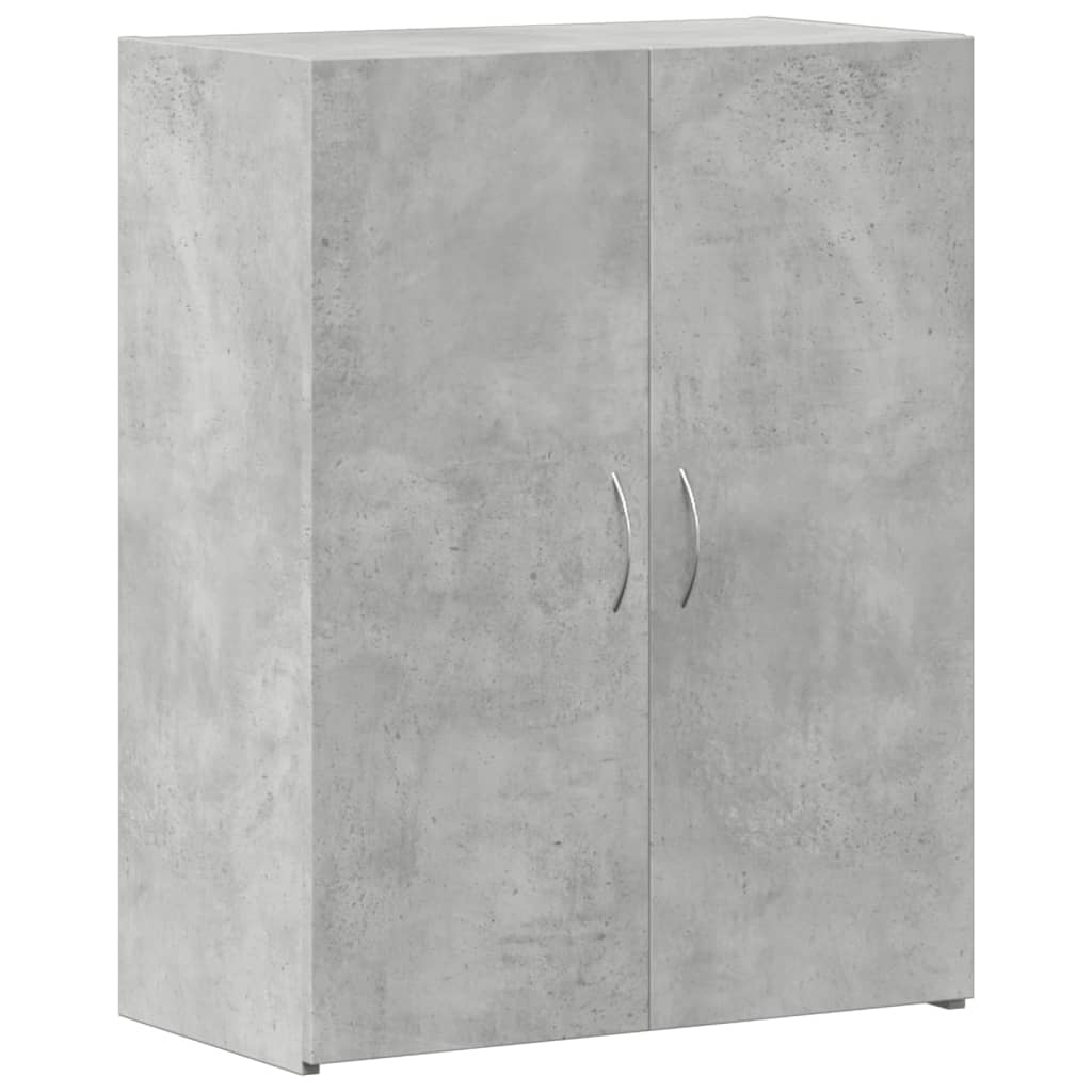 File Cabinet Concrete Grey 60x32x77,5 cm Engineered Wood