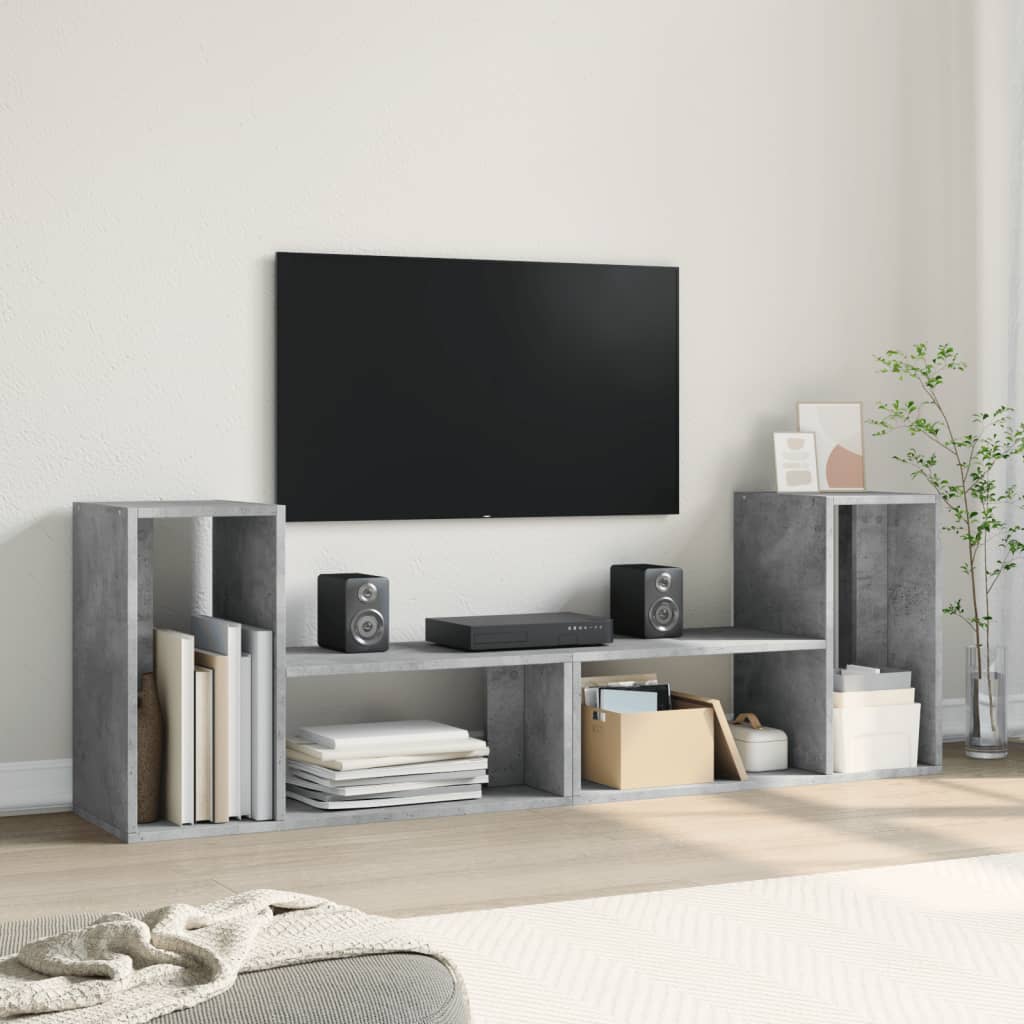 TV Cabinet Concrete Grey