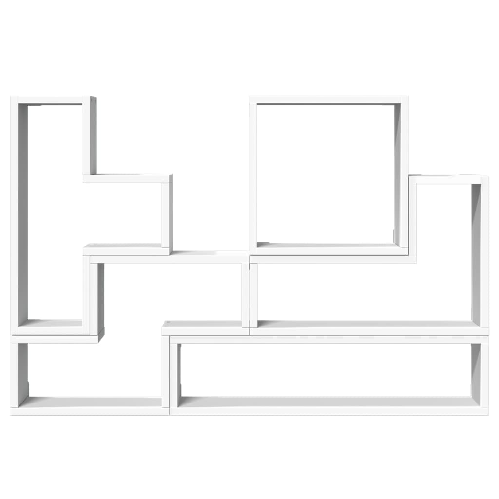 vidaXL Wall Shelf White 96x12x64 cm Engineered Wood