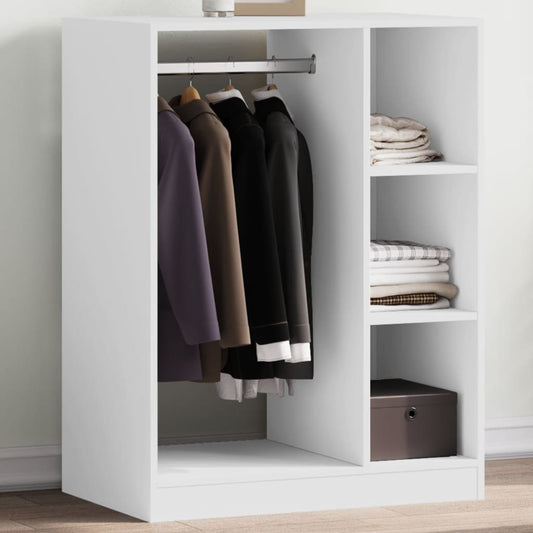 vidaXL Wardrobe White 77x48x102 cm Engineered Wood