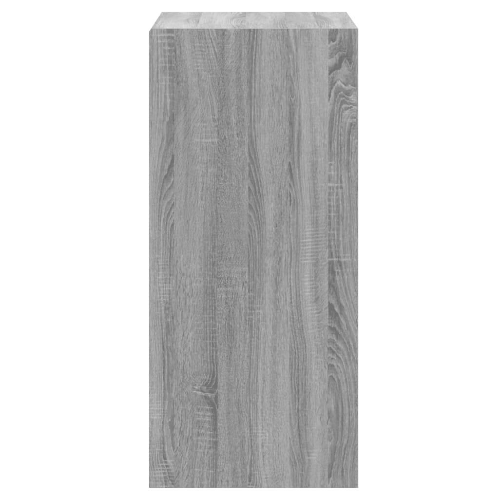 vidaXL Wardrobe Grey Sonoma 77x48x102 cm Engineered Wood