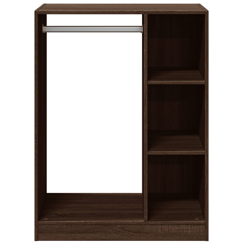 vidaXL Wardrobe Brown Oak 77x48x102 cm Engineered Wood