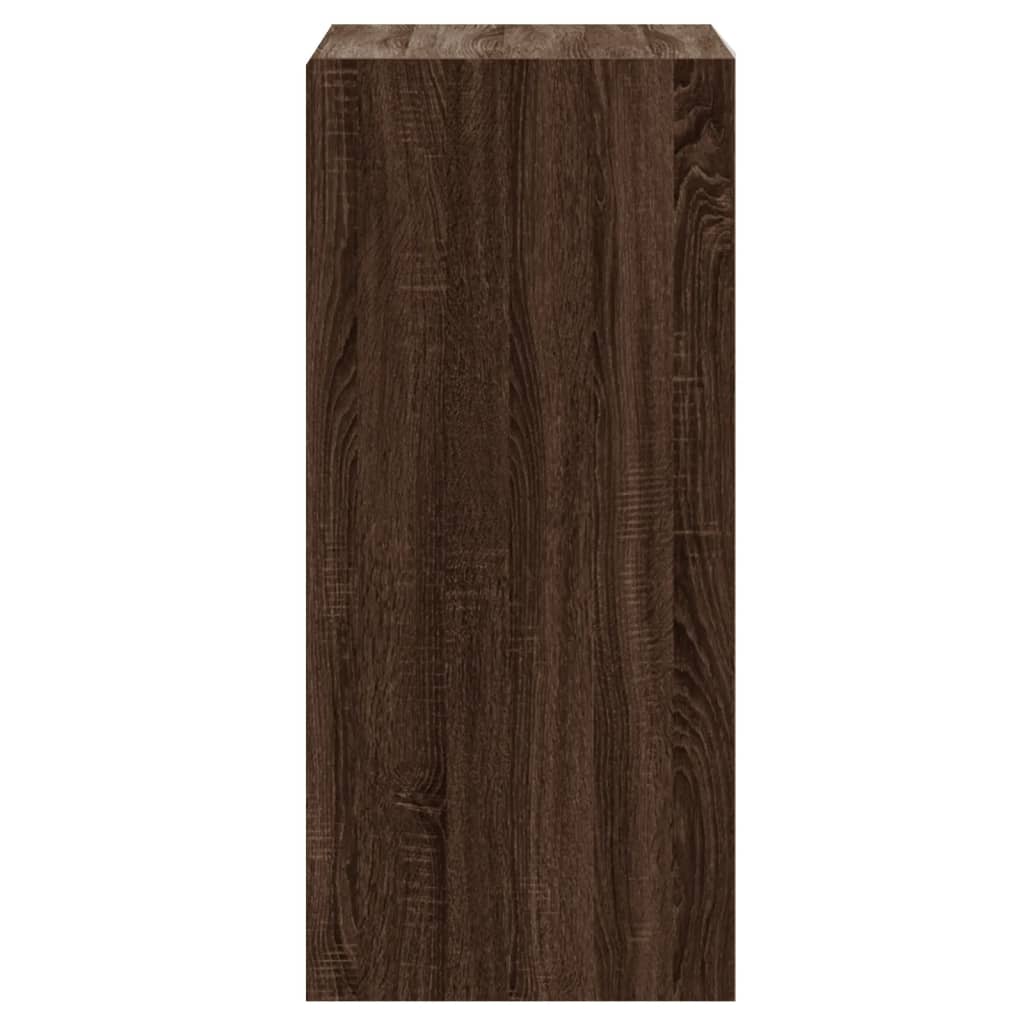 vidaXL Wardrobe Brown Oak 77x48x102 cm Engineered Wood