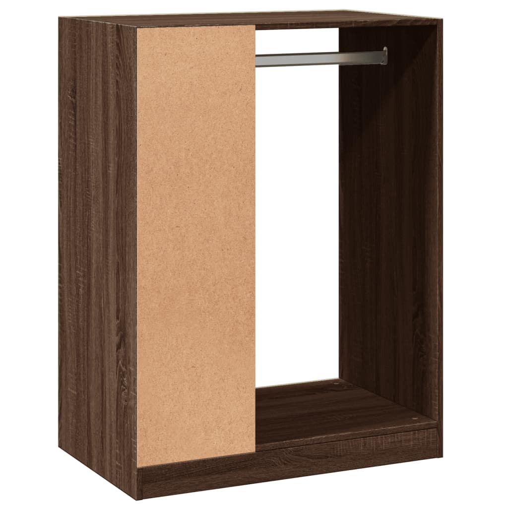 vidaXL Wardrobe Brown Oak 77x48x102 cm Engineered Wood