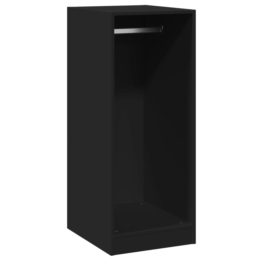 vidaXL Wardrobe Black 48x41x102 cm Engineered Wood