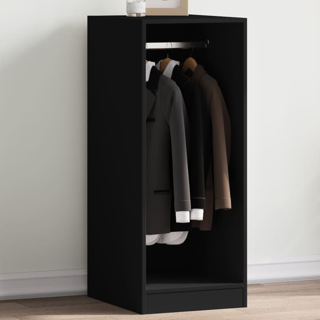 vidaXL Wardrobe Black 48x41x102 cm Engineered Wood