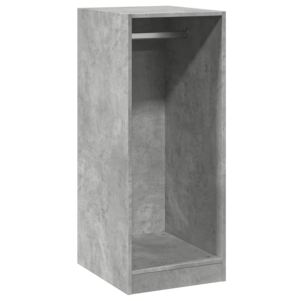 vidaXL Wardrobe Concrete Grey 48x41x102 cm Engineered Wood