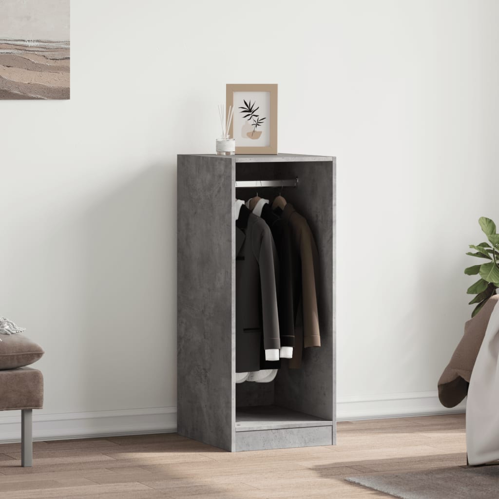 vidaXL Wardrobe Concrete Grey 48x41x102 cm Engineered Wood