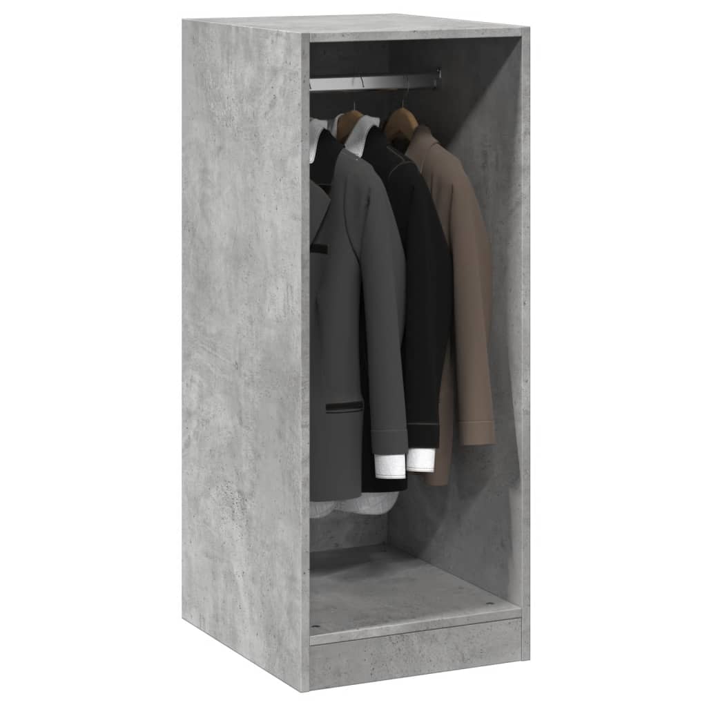 vidaXL Wardrobe Concrete Grey 48x41x102 cm Engineered Wood