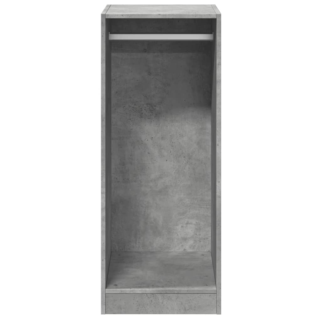 vidaXL Wardrobe Concrete Grey 48x41x102 cm Engineered Wood