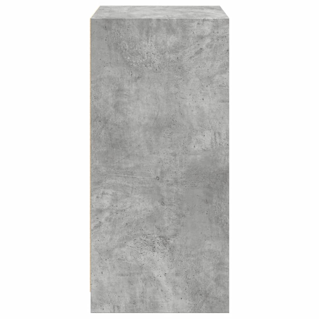 vidaXL Wardrobe Concrete Grey 48x41x102 cm Engineered Wood