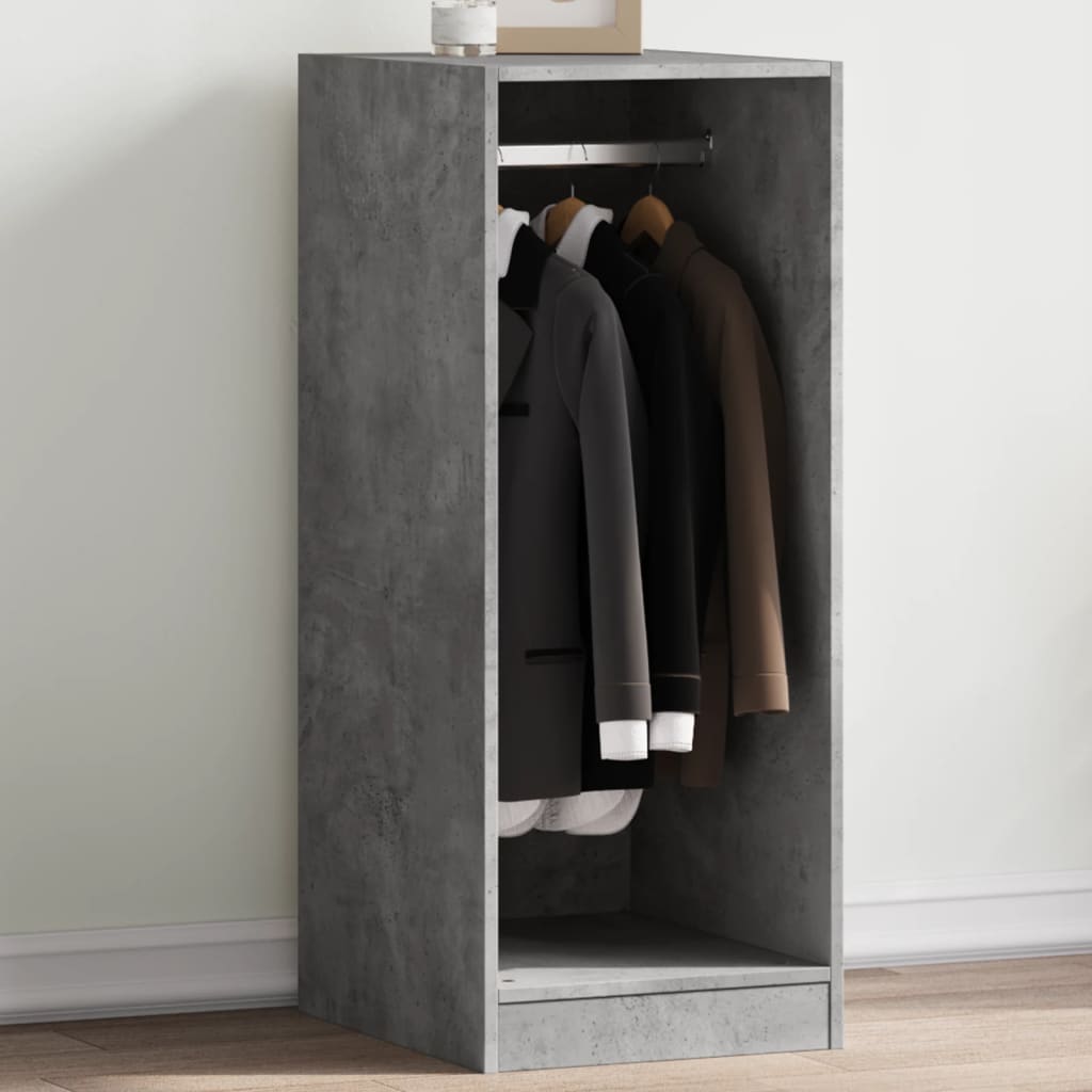 vidaXL Wardrobe Concrete Grey 48x41x102 cm Engineered Wood