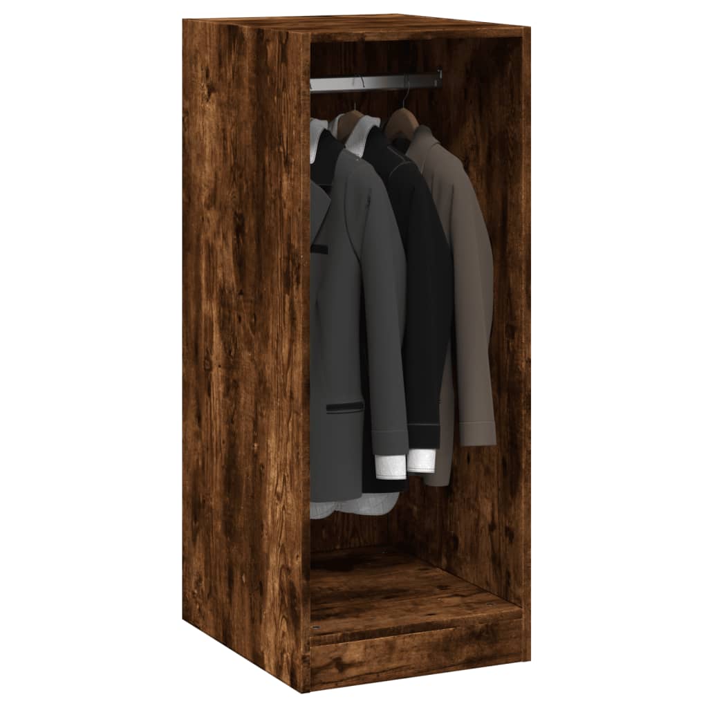 vidaXL Wardrobe Smoked Oak 48x41x102 cm Engineered Wood