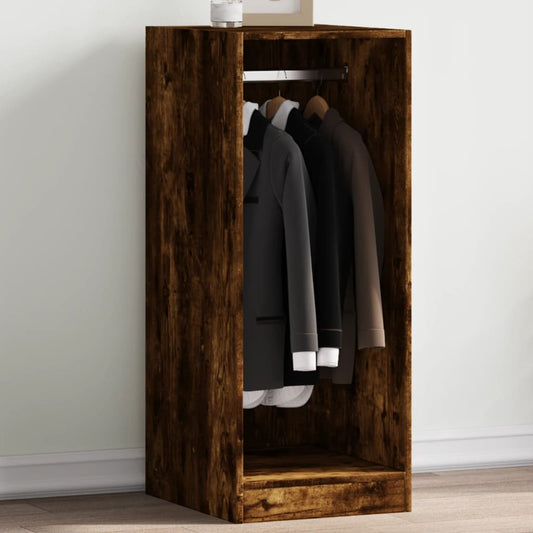 vidaXL Wardrobe Smoked Oak 48x41x102 cm Engineered Wood