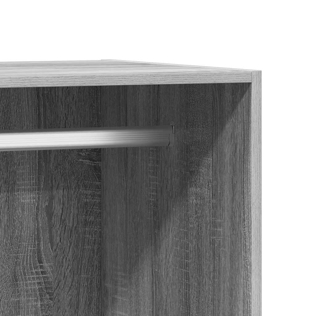 Wardrobe Grey Sonoma 48x41x102 cm Engineered Wood