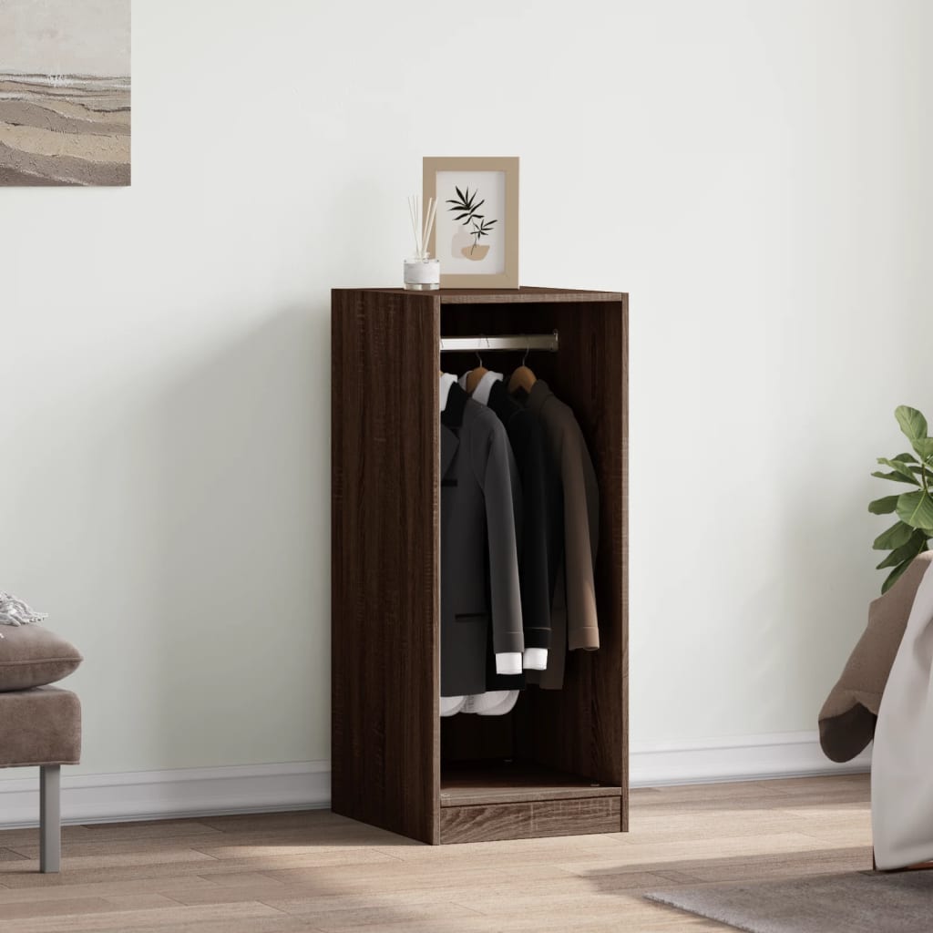 vidaXL Wardrobe Brown Oak 48x41x102 cm Engineered Wood