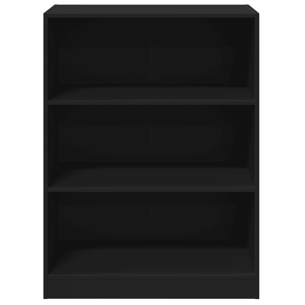 vidaXL Wardrobe Black 77x48x102 cm Engineered Wood