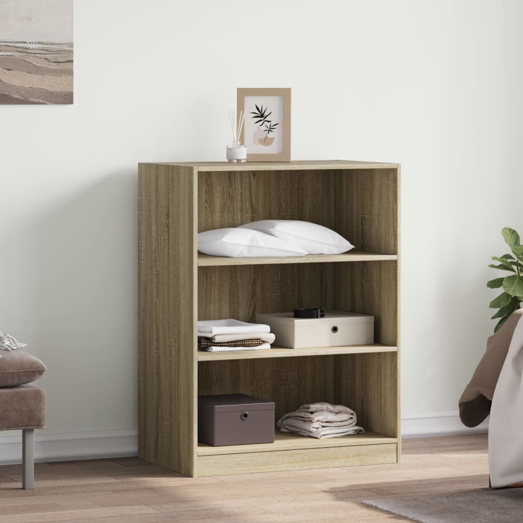 vidaXL Wardrobe Sonoma Oak 77x48x102 cm Engineered Wood